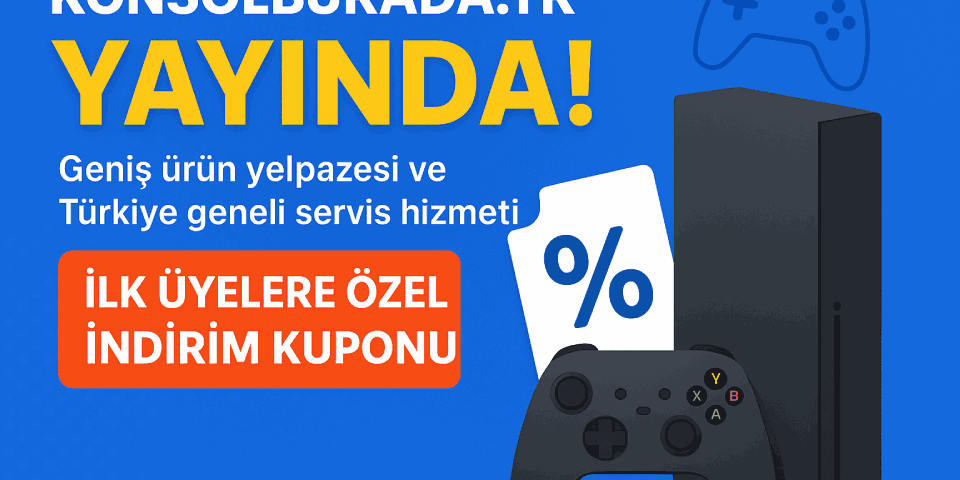 Yeni üyelere indirim kuponu konsolburada.tr