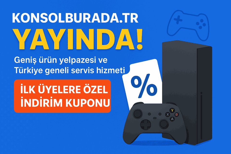 Yeni üyelere indirim kuponu konsolburada.tr