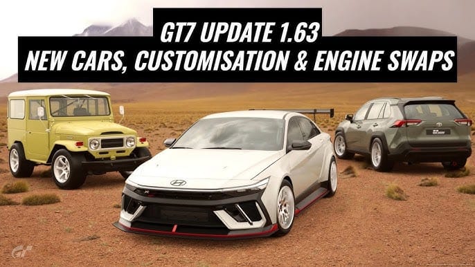Gran Turismo 7 için1.63 güncellemesi bugün Çıktı